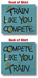 Train Like You Compete T-Shirt from Clean Run