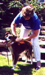 Kay McCarroll working on Benson