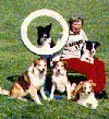 Ruth Hobday & dogs