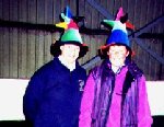 Nicola williams & lisa bailey celebrating after olympia